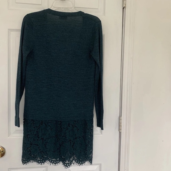 WRAP LONDON lace trim sienna Cardigan long length - Picture 6 of 7